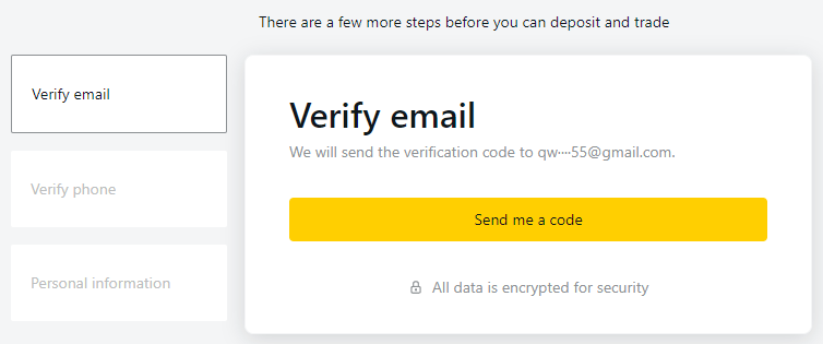 Exness Sign up verify account