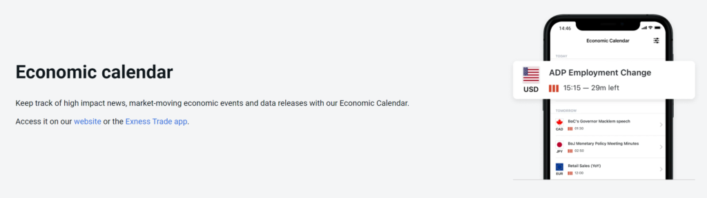 Exness Economic Calendar